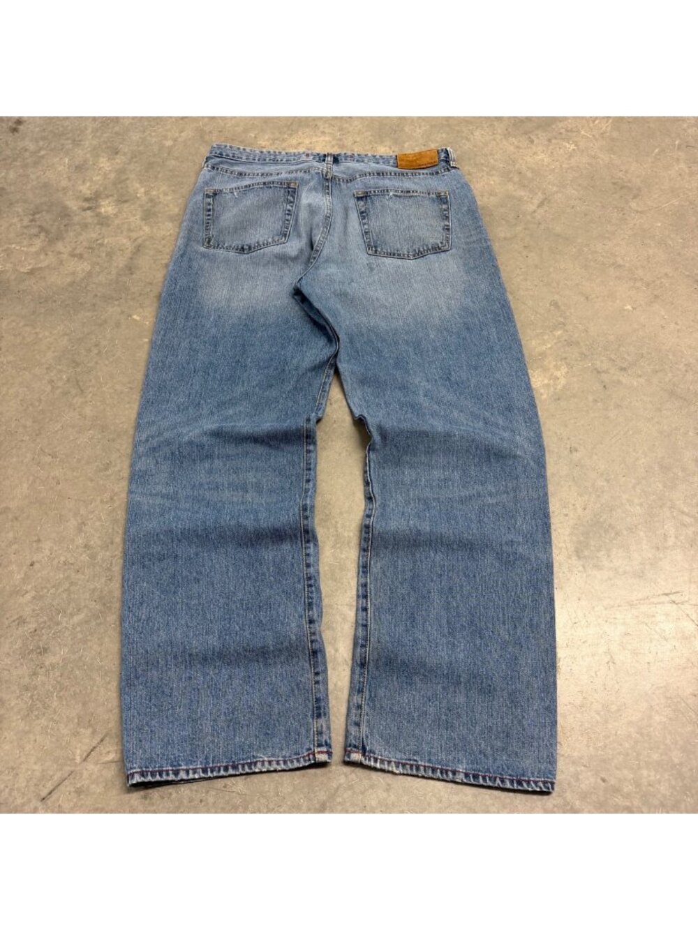 Nautica 2000's Baggy Wide Leg Denim Jeans Mens 36x34